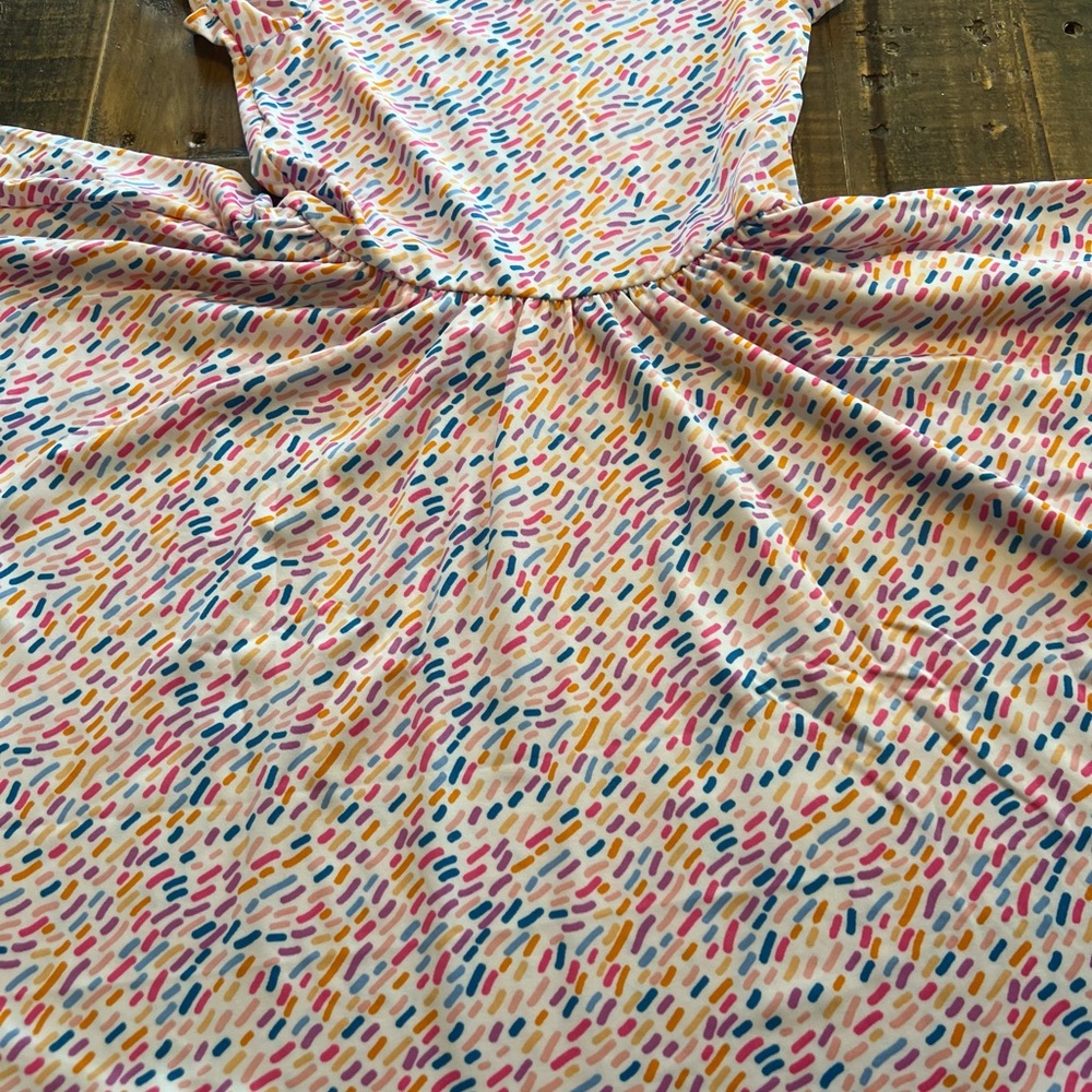 Dot Dot Smile size 5/6, 7 or 8/10 girls sprinkles Cap sleeve twirl dress new - Picture 2 of 3